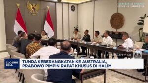Video: Sebelum ke Australia, Prabowo Pimpin Rapat Khusus di Halim