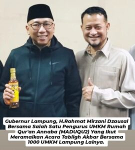 Lampung Viral Mendunia Atas Terselenggaranya Tabligh Akbar Indonesia Berdoa 2025