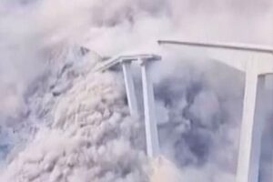 Baru Diresmikan, Jembatan Hongqi 757 Meter di China Runtuh