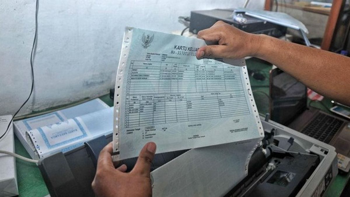 Cara Cetak Kartu Keluarga Online 2025 Lewat HP, Tak Perlu ke Dukcapil