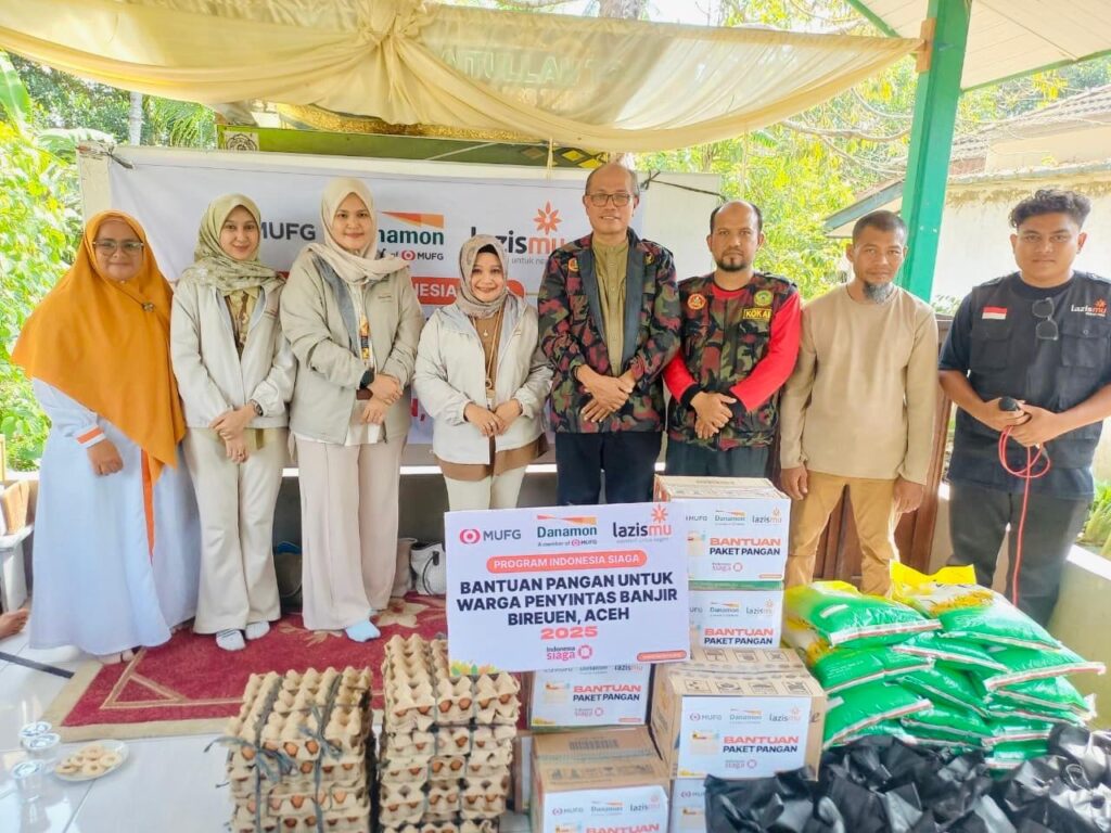 MUFG Indonesia Bersama Danamon Berikan Donasi untuk Penyintas Bencana Sumatra melalui LAZISMU