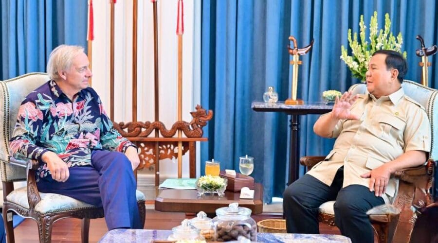 Presiden Prabowo Terima Tokoh Global Ray Dalio Bahas Ekonomi Indonesia
